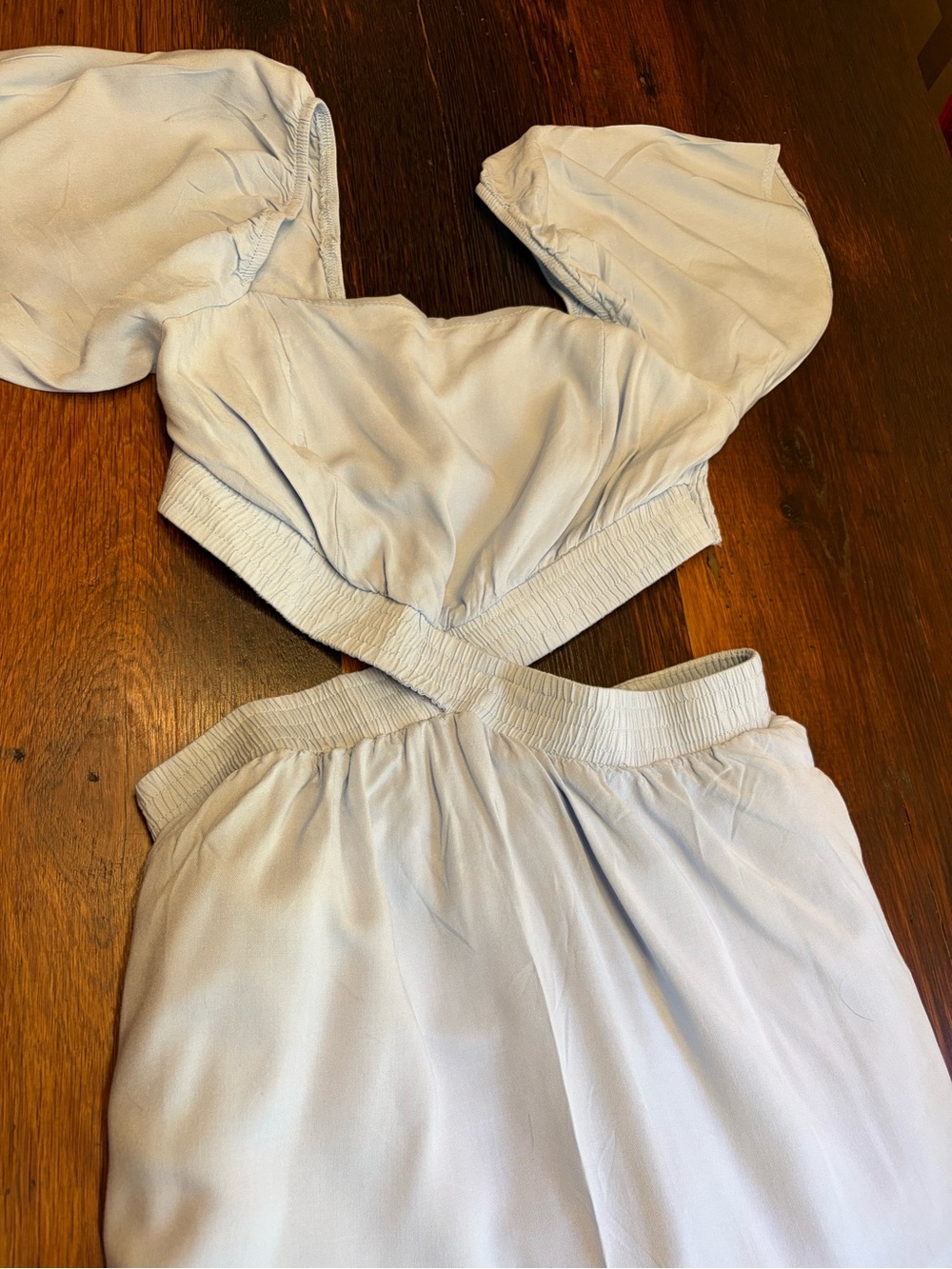 Light Blue Cutout Maxi Dress Size S